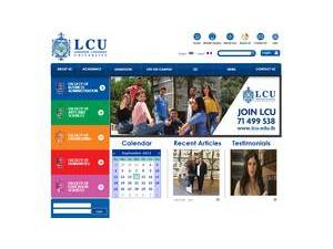 Université Libano-Canadienne's official website homepage screenshot
