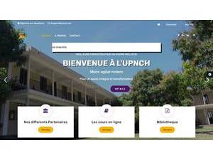Université Publique du Nord au Cap-haïtien's official website homepage screenshot