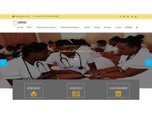 Université Roi Henri Christophe's official website homepage screenshot