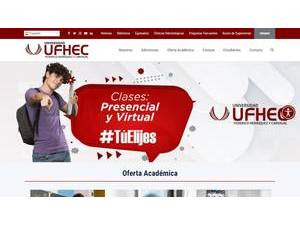 University Federico Henriquez y Carvajal's official website homepage screenshot