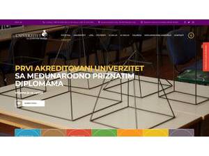 University for Business Studies's official website homepage screenshot