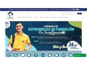 University Institute of La Paz's official website homepage screenshot