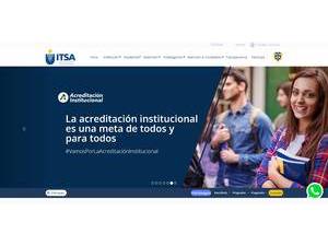 University Institution of Barranquilla's official website homepage screenshot