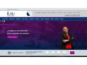 University Institution Salazar y Herrera's official website homepage screenshot