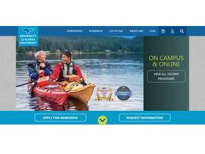 University of Alaska Southeast's official website homepage screenshot