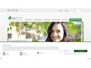 University of Applied Forest Sciences Rottenburg's official website homepage screenshot