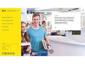 University of Applied Sciences Northwestern Switzerland's official website homepage screenshot
