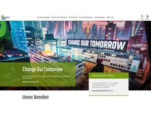 University of Applied Sciences Technikum Wien's official website homepage screenshot