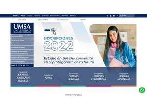 University of Argentine Social Museum's official website homepage screenshot