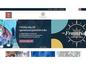 University of Borås's official website homepage screenshot