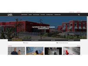 University of Cape Verde's official website homepage screenshot