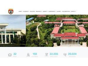 University of Computer Studies, Yangon's official website homepage screenshot