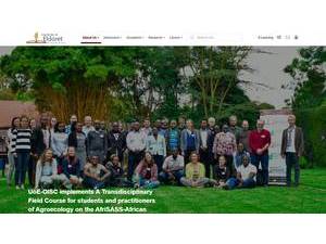 University of Eldoret's official website homepage screenshot