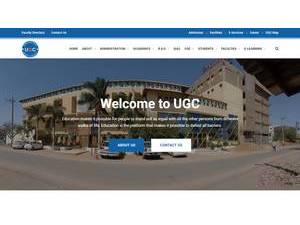University of Garden City's official website homepage screenshot