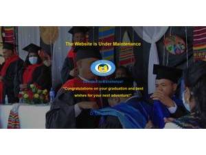University of Gondar's official website homepage screenshot