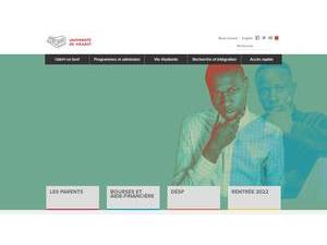 University of Hearst's official website homepage screenshot