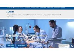 University of Ibero-America's official website homepage screenshot