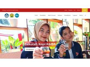 University of Jember's official website homepage screenshot
