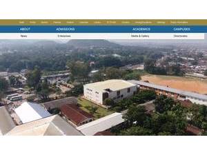 University of Jos's official website homepage screenshot