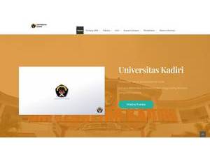 University of Kadiri's official website homepage screenshot