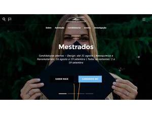 University of Madeira's official website homepage screenshot