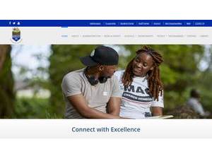 University of Malawi's official website homepage screenshot
