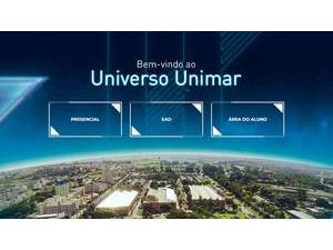 University of Marília's official website homepage screenshot