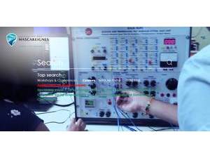 University of Mascareignes's official website homepage screenshot