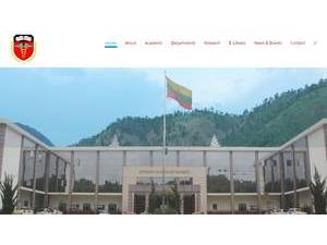 University of Medicine, Taunggyi's official website homepage screenshot