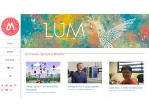 University of Montpellier's official website homepage screenshot