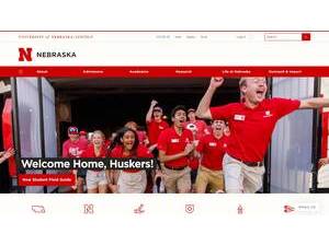 University of Nebraska-Lincoln's official website homepage screenshot