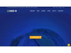 University of Negros Occidental - Recoletos's official website homepage screenshot