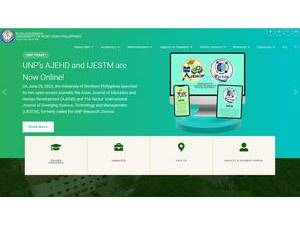 University of Northern Philippines's official website homepage screenshot