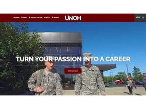 University of Northwestern Ohio's official website homepage screenshot