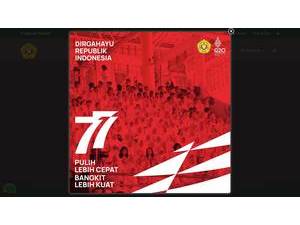 University of Pembangunan Nasional Veteran East Java's official website homepage screenshot