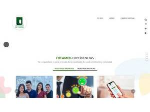 University of Quindío's official website homepage screenshot