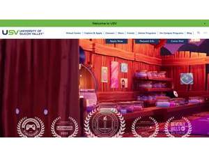 University of Silicon Valley's official website homepage screenshot