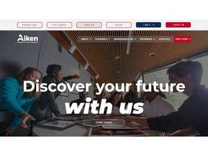 University of South Carolina-Aiken's official website homepage screenshot