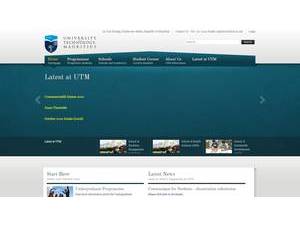 University of Technology, Mauritius's official website homepage screenshot