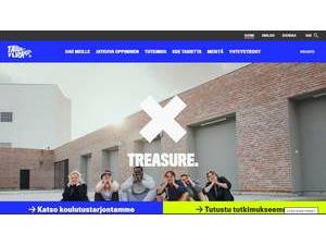 University of the Arts Helsinki's official website homepage screenshot