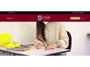 University of the Isthmus, Guatemala's official website homepage screenshot