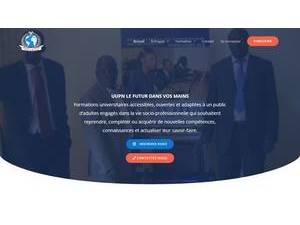 University of United Popular Nations's official website homepage screenshot