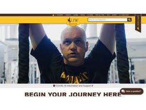 University of Wyoming's official website homepage screenshot