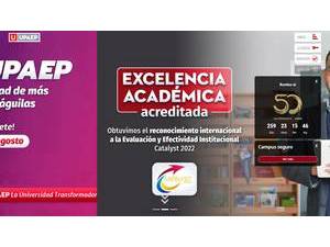 UPAEP University's official website homepage screenshot