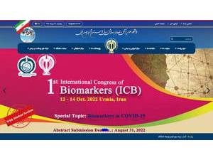 Urmia University of Medical Sciences's official website homepage screenshot