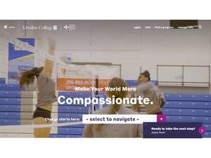 Ursuline College's official website homepage screenshot