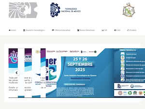 Ursulo Galvan Institute of Technology's official website homepage screenshot