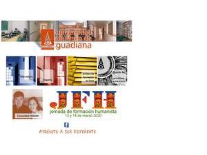 Valle de Guadiana University's official website homepage screenshot