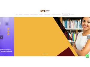 Valle de Toluca University's official website homepage screenshot