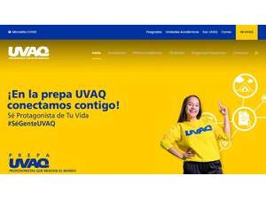 Vasco de Quiroga University's official website homepage screenshot